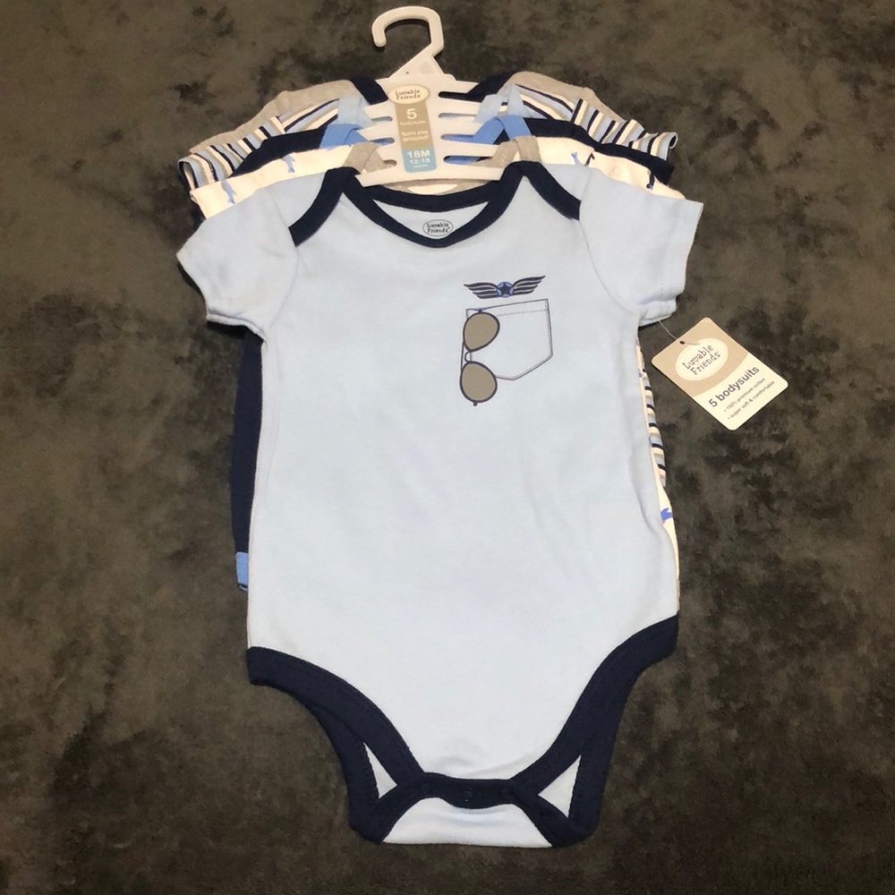 Lovable friends, five bodysuits. 18month